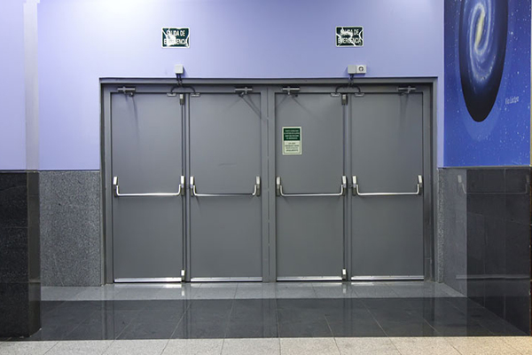 metal frame doors